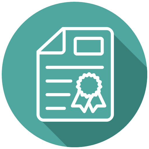 certificate for environmental compliance with electronic recycling and waste