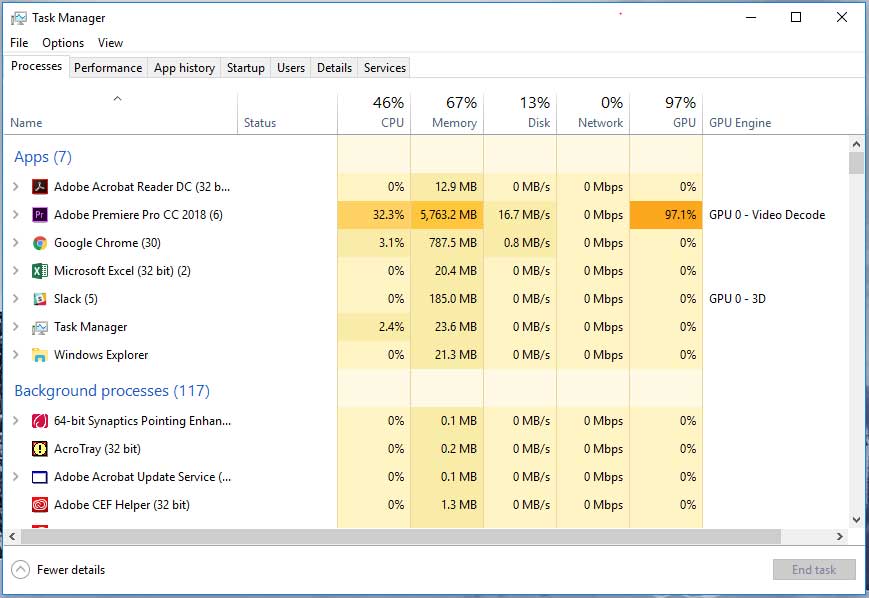 Almost-maxed-out-GPU--graphics-card-bottlenecking-system