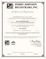 ISO45001 Certification